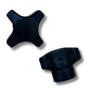 Perilla anatomica Ø35 c/tuerca M6 - Pieza Nº447